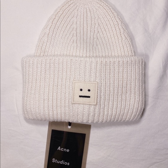 Acne Studios Pansy N Face Beanie Hat 
